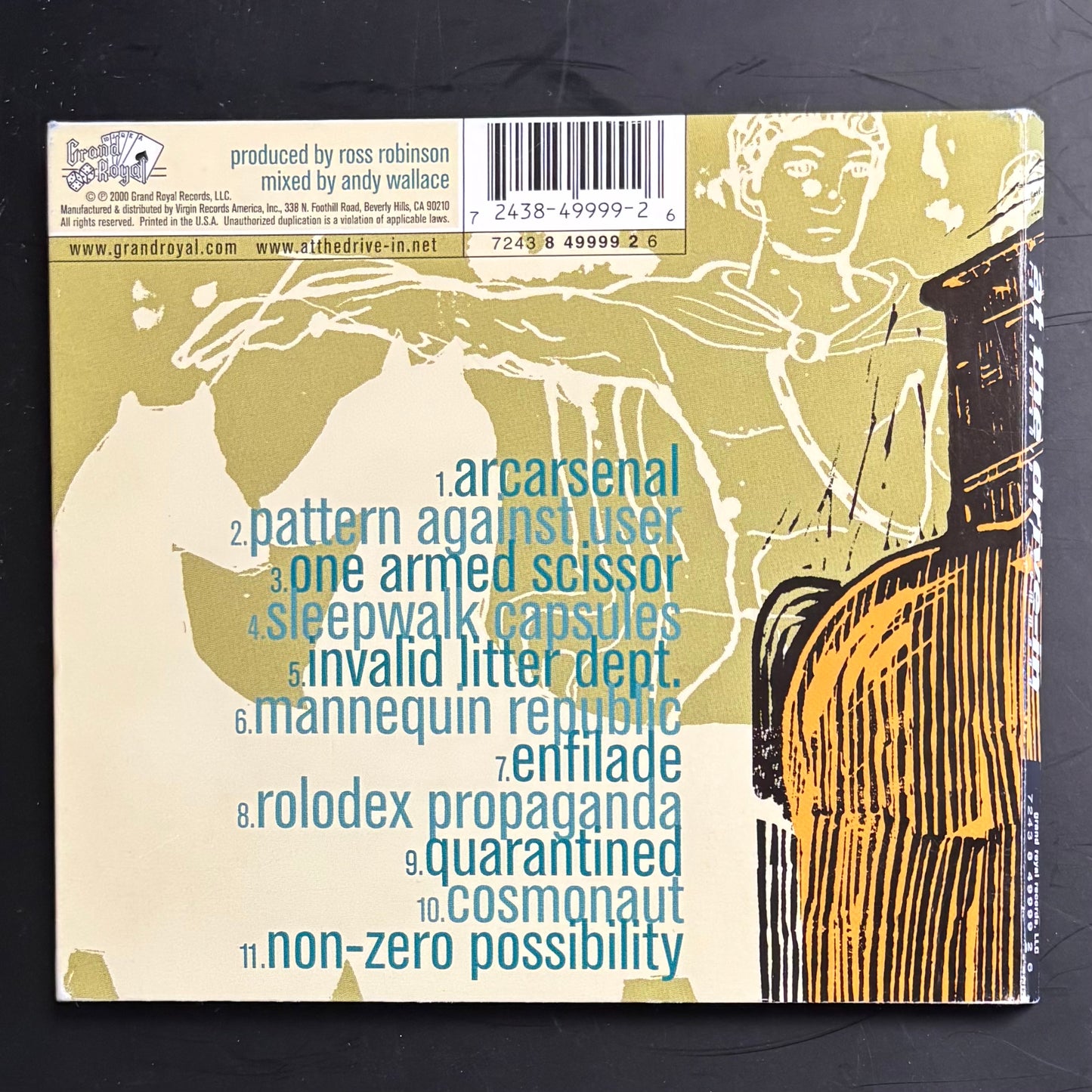 AT THE DRIVE-IN - RELATIONSHIP OF COMMAND CD DIGIPAK
