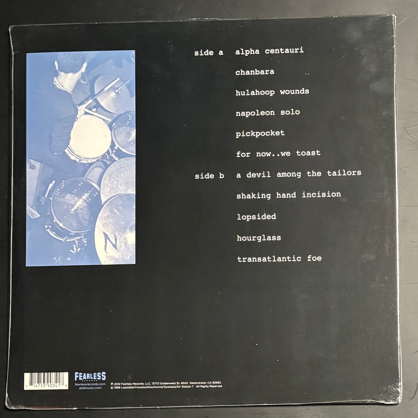 AT THE DRIVE-IN - IN/CASINO/OUT (CLEAR) LP