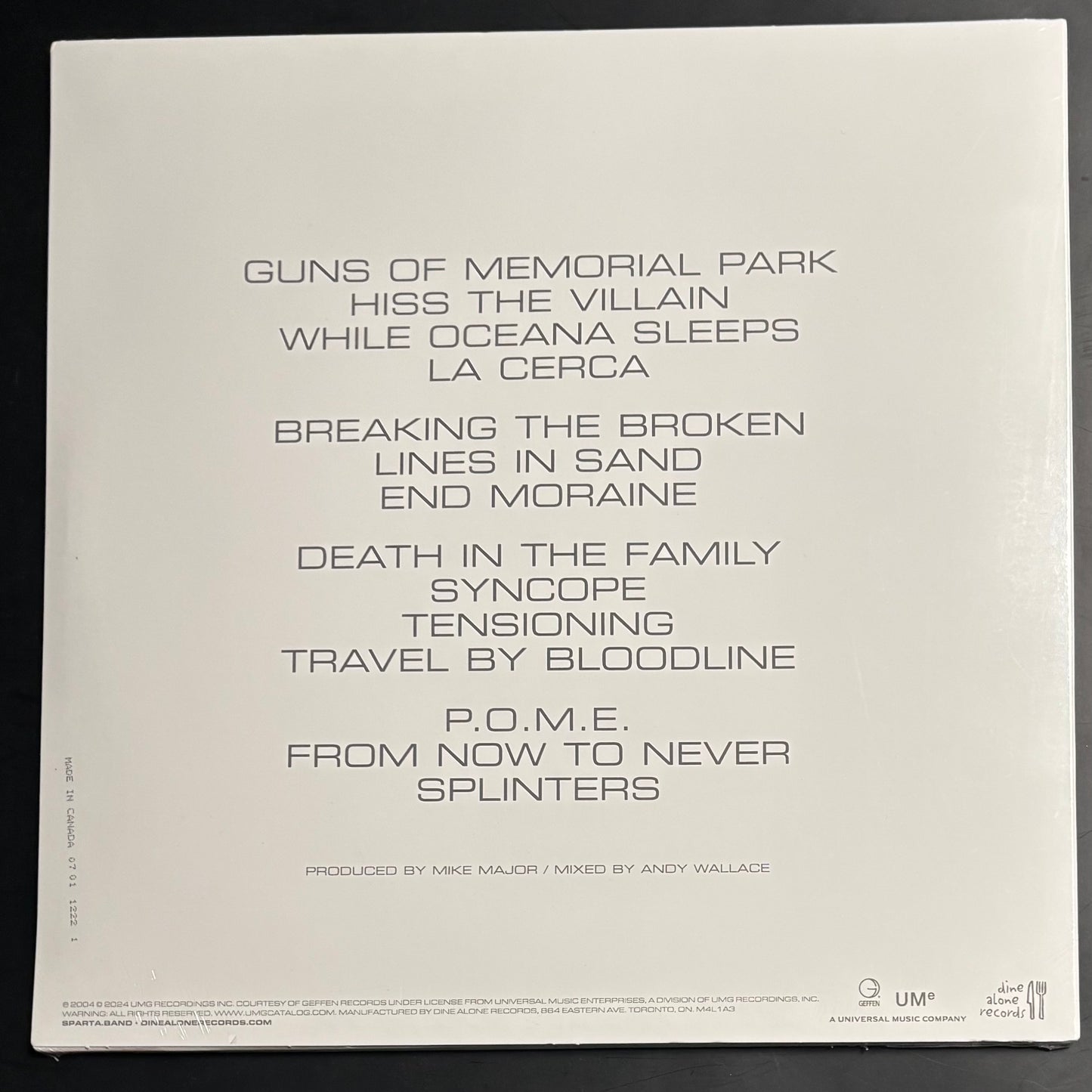 SPARTA - PORCELAIN 20TH ANNIVERSARY (IRIDESCENT) LP