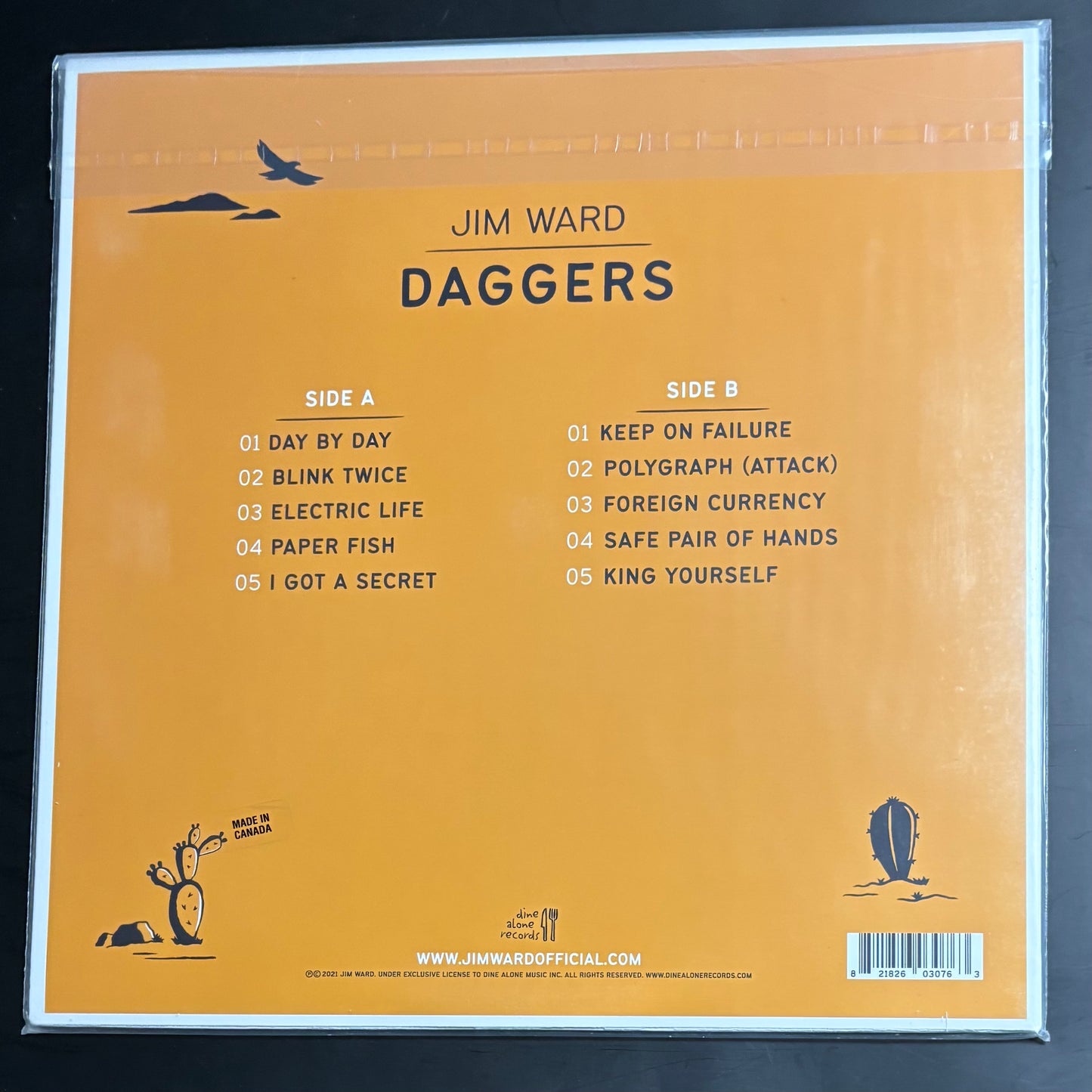 JIM WARD - DAGGERS (SPLATTER VINYL)