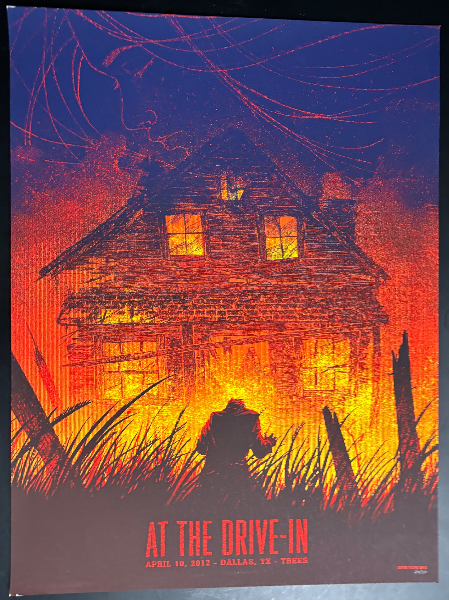 AT THE DRIVE-IN SHOW POSTER 4/10/12