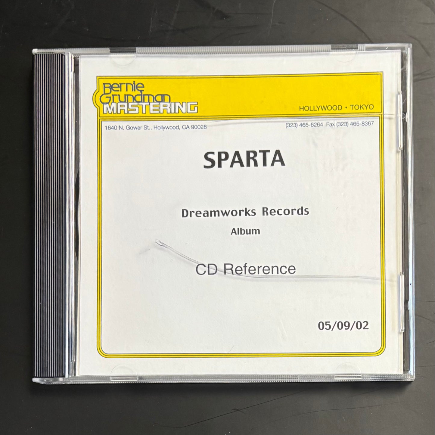 SPARTA - WIRETAP SCARS MASTERING REFERENCE