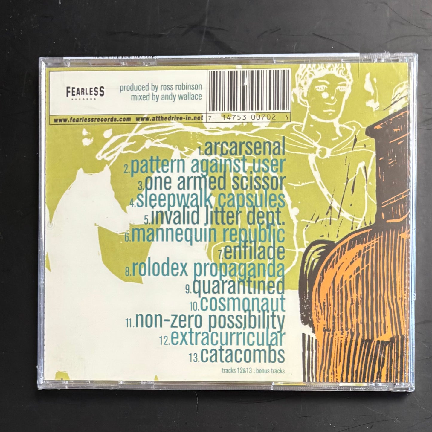 AT THE DRIVE-IN - RELATIONSHIP OF COMMAND CD