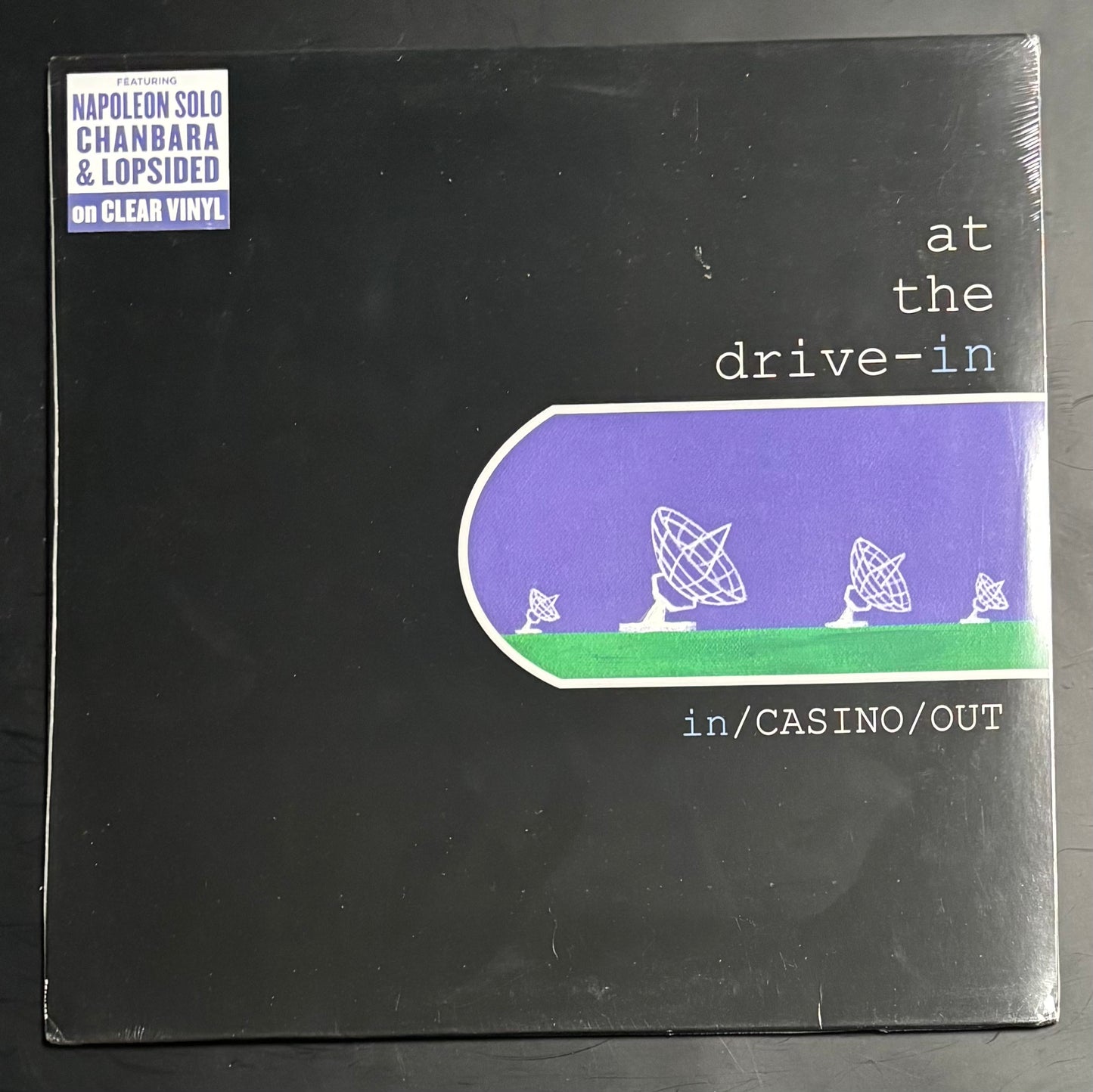 AT THE DRIVE-IN - IN/CASINO/OUT (CLEAR) LP
