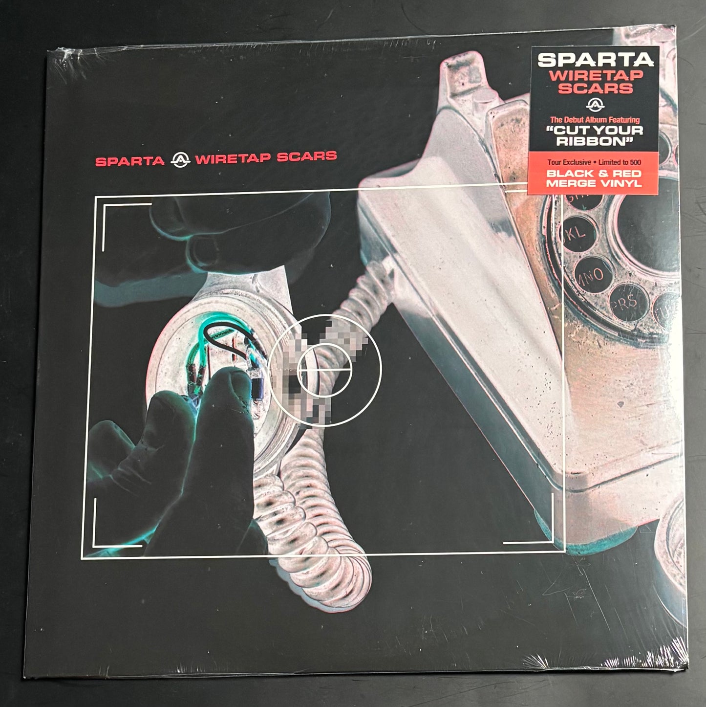 SPARTA - WIRETAP SCARS RE-ISSUE (BLACK/RED) LP