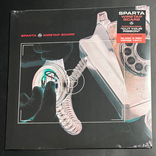 SPARTA - WIRETAP SCARS RE-ISSUE (BLACK/RED) LP