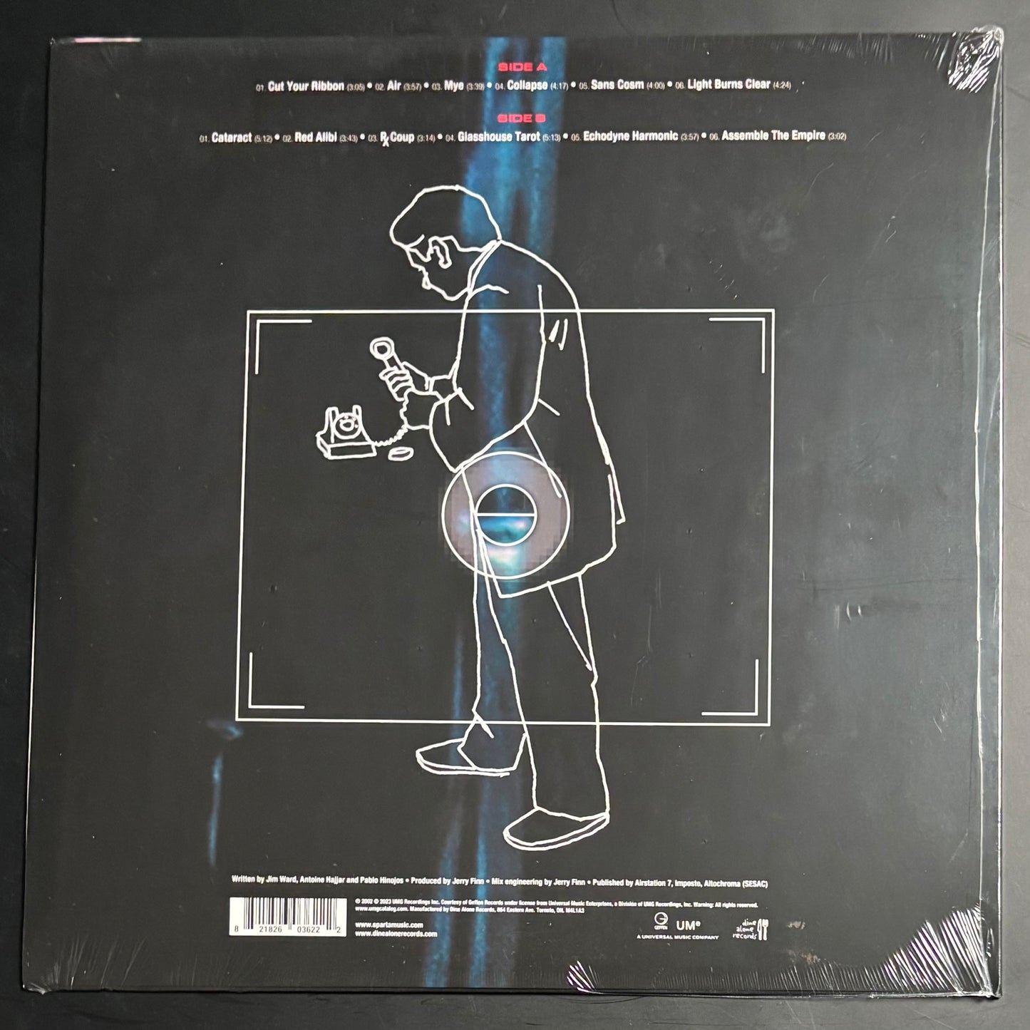 SPARTA - WIRETAP SCARS RE-ISSUE (BLACK/RED) LP