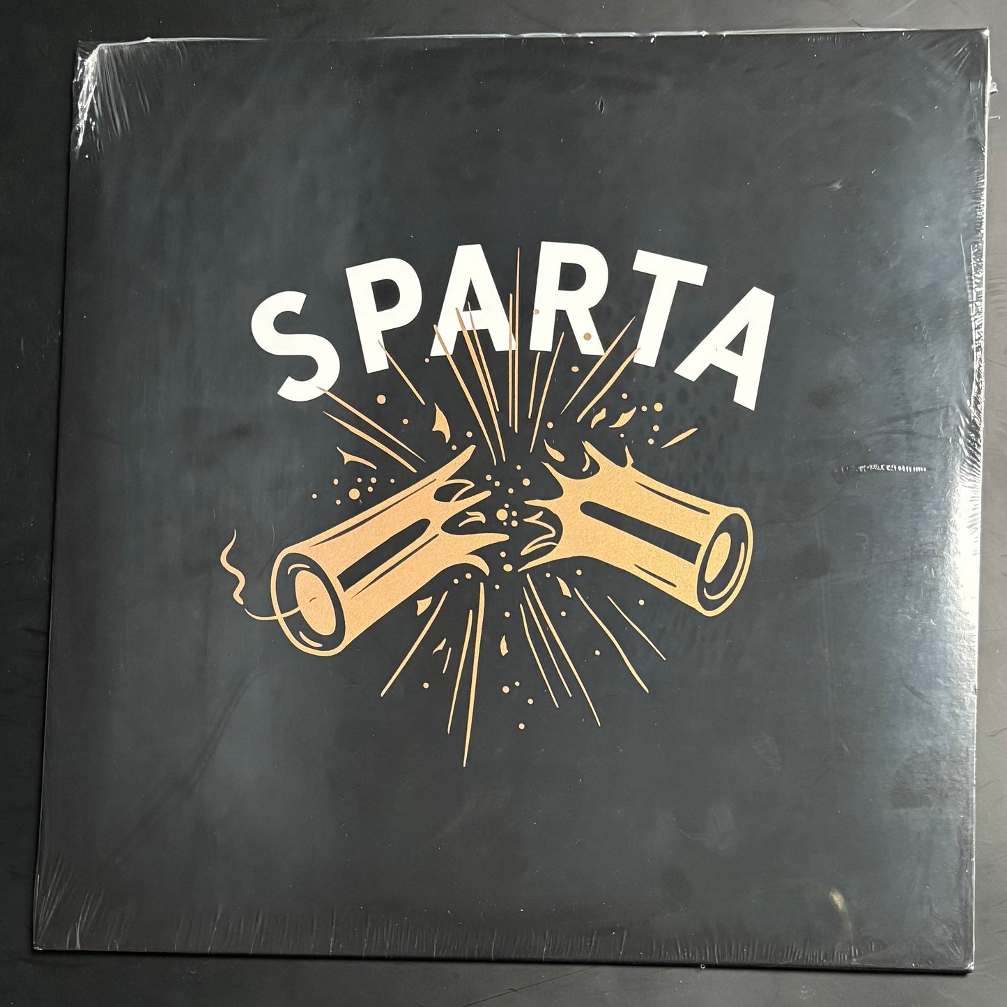 SPARTA - S/T LP BLACK/GOLD (GOLD VINYL) COVER