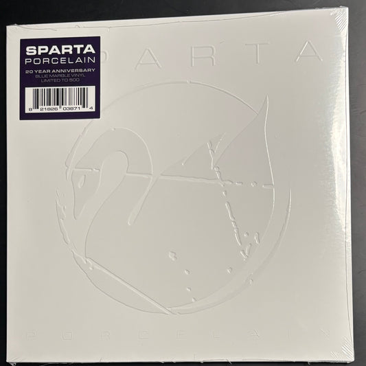 SPARTA - PORCELAIN 20TH ANNIVERSARY (BLUE MARBLE) LP