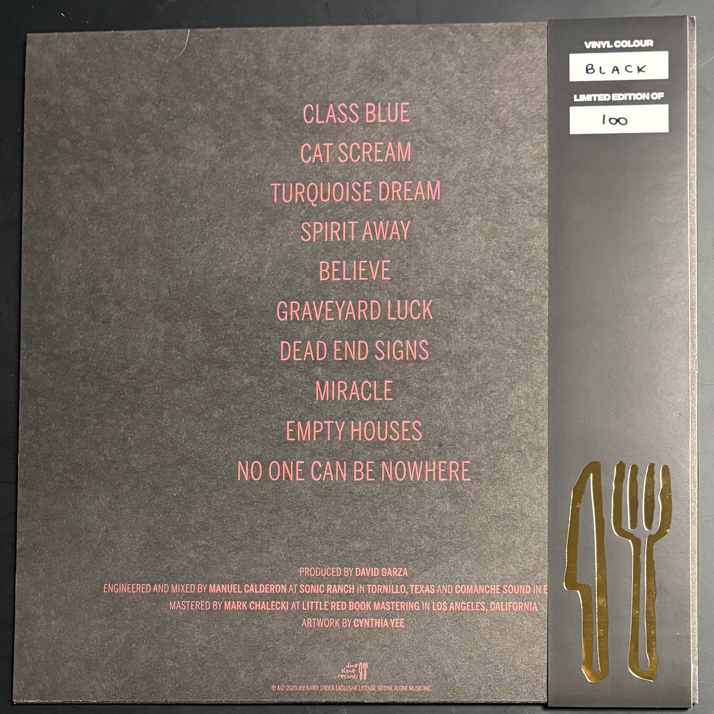 SPARTA - TRUST THE FORM DINE ALONE EXLCUSIVE (BLACK VINYL)
