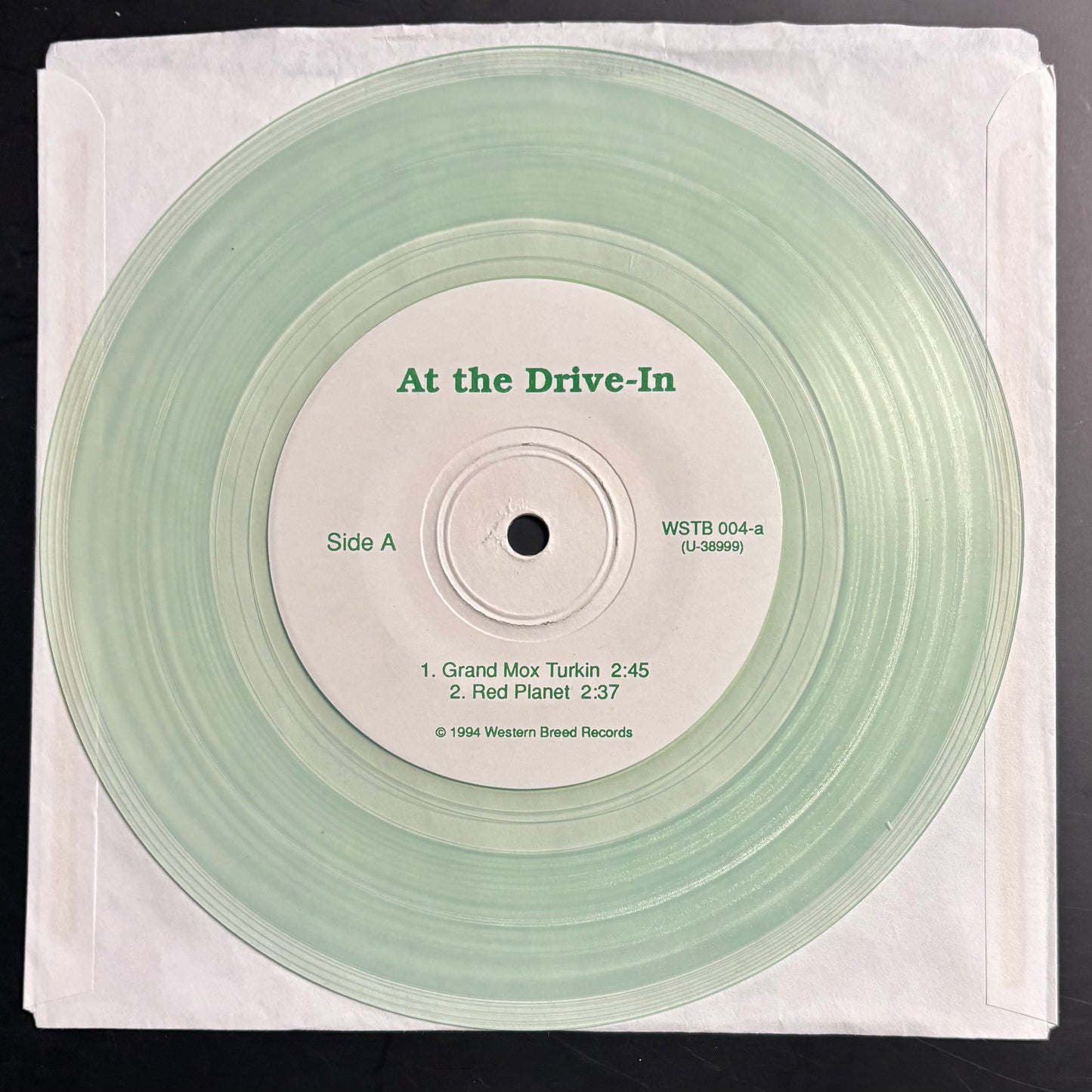 AT THE DRIVE-IN - HELL PASO 7" (NO COVER)