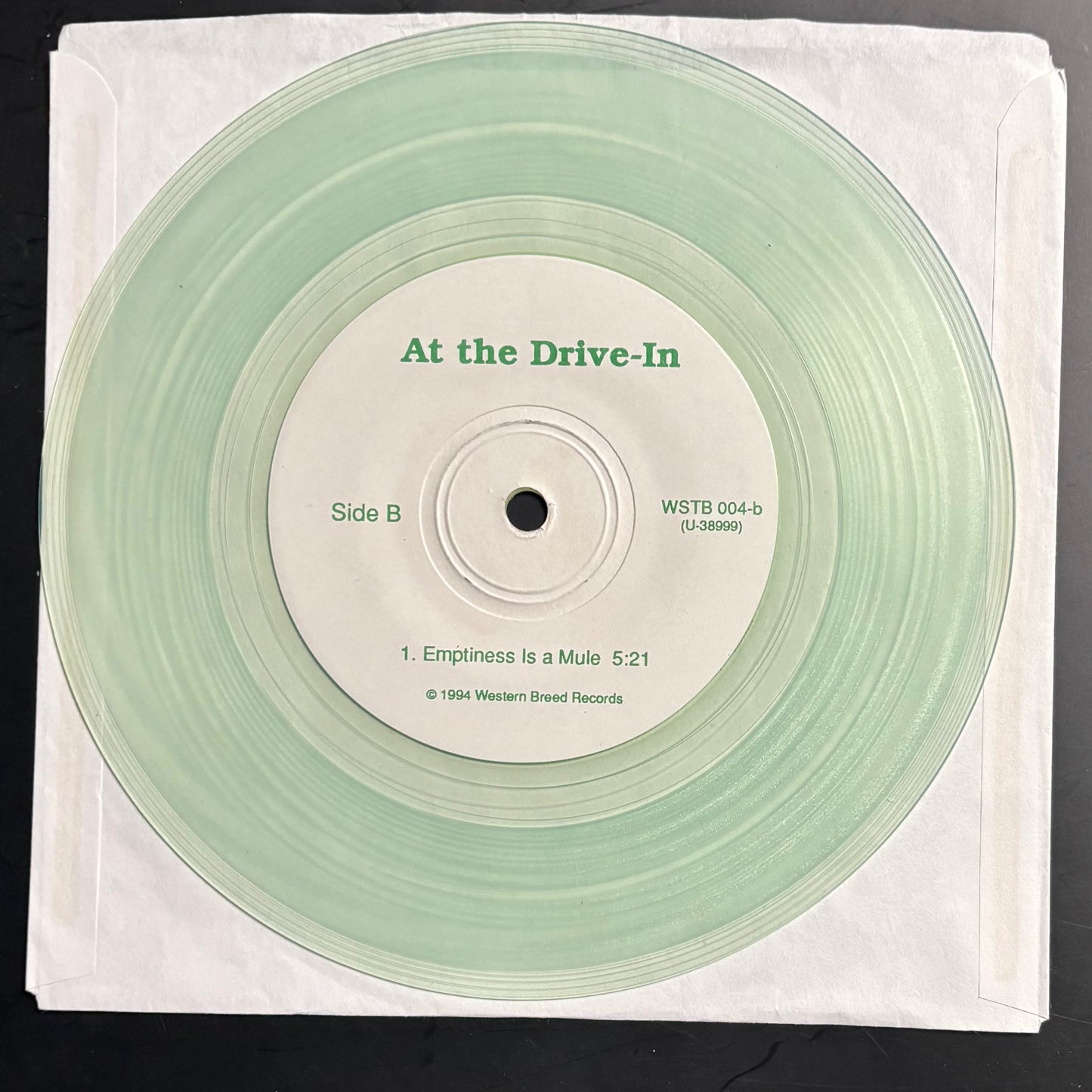 AT THE DRIVE-IN - HELL PASO 7" (NO COVER)