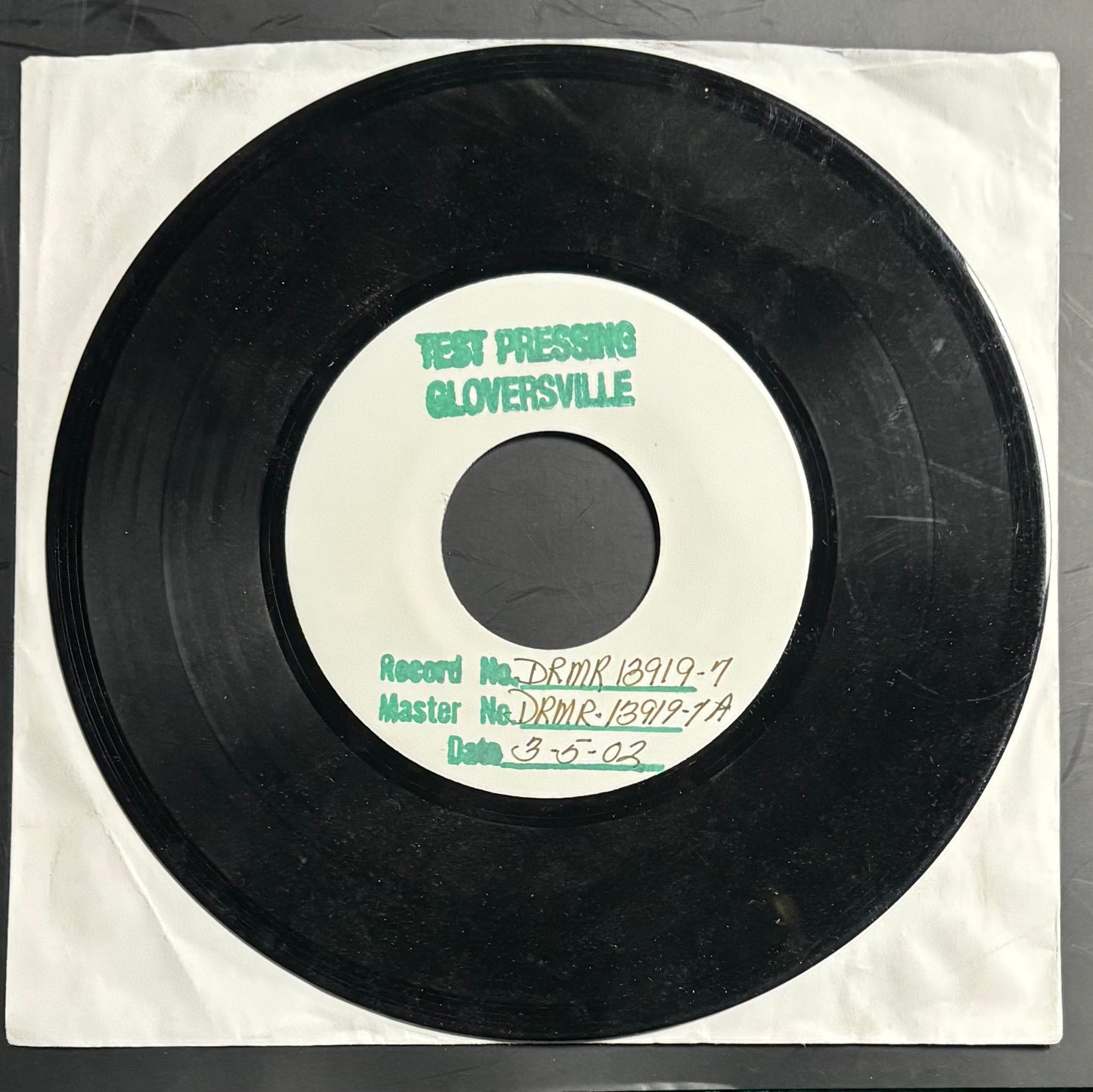 SPARTA - AUSTERE 7" TEST PRESSING