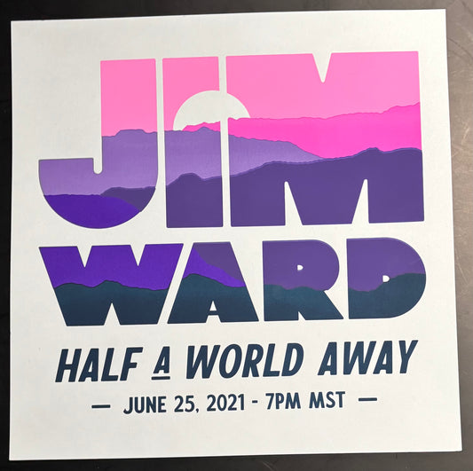 JIM WARD - HALF A WORLD AWAY POSTER