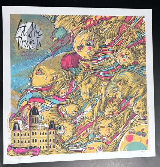 AT THE DRIVE-IN SHOW POSTER 4/12/12 MARFA BALLROOM