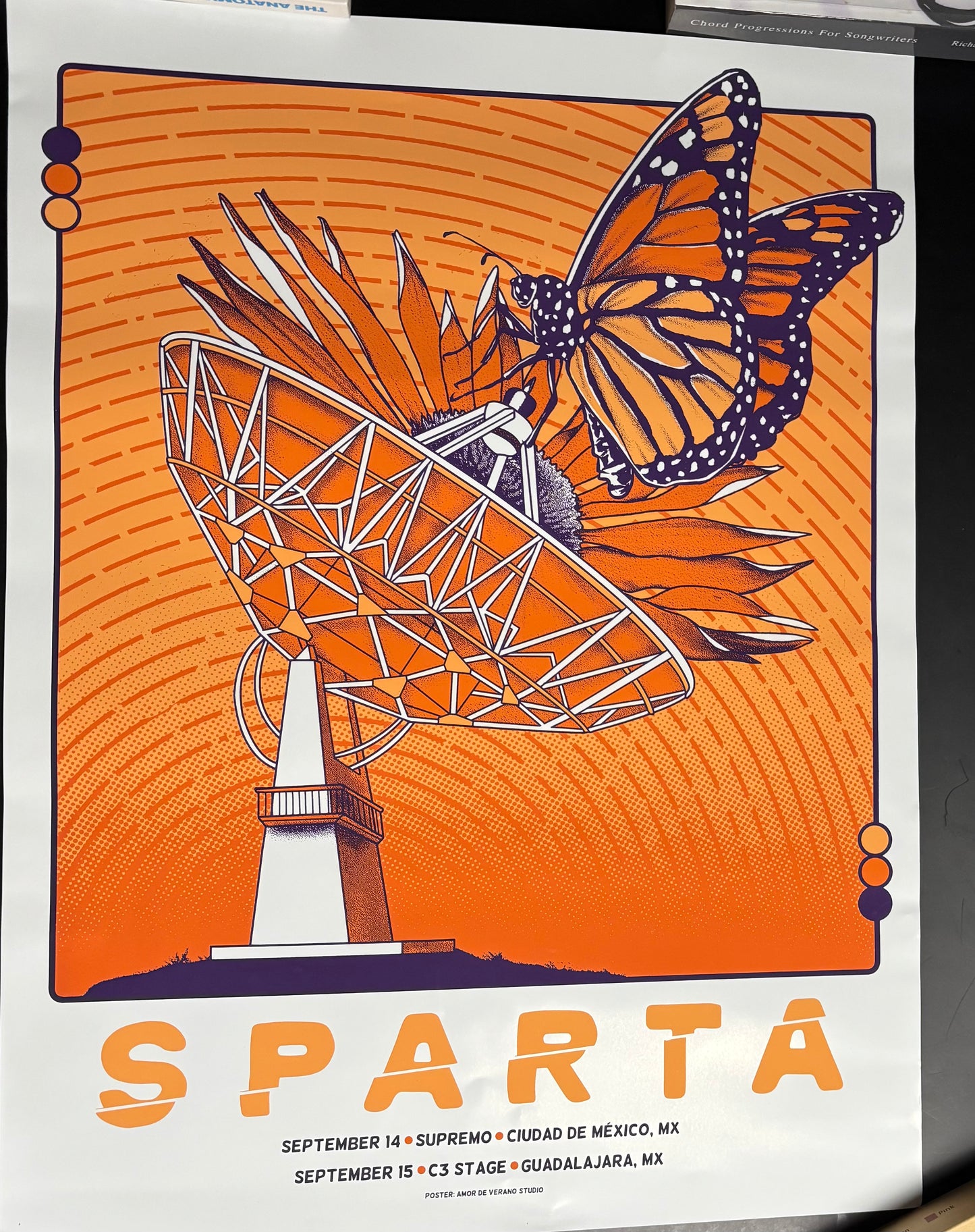 SPARTA SHOW POSTER MEXICO CITY/GUADALAJARA 2024