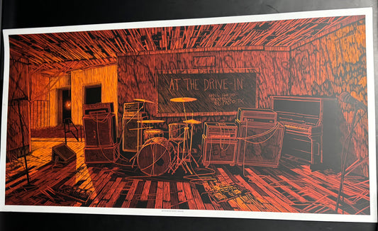 AT THE DRIVE-IN SHOW POSTER 4/13/12 EL PASO