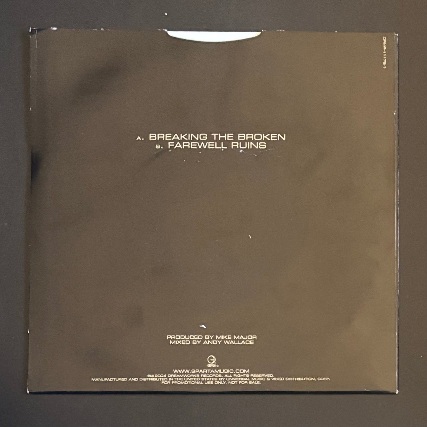 SPARTA - BREAKING THE BROKEN 7"